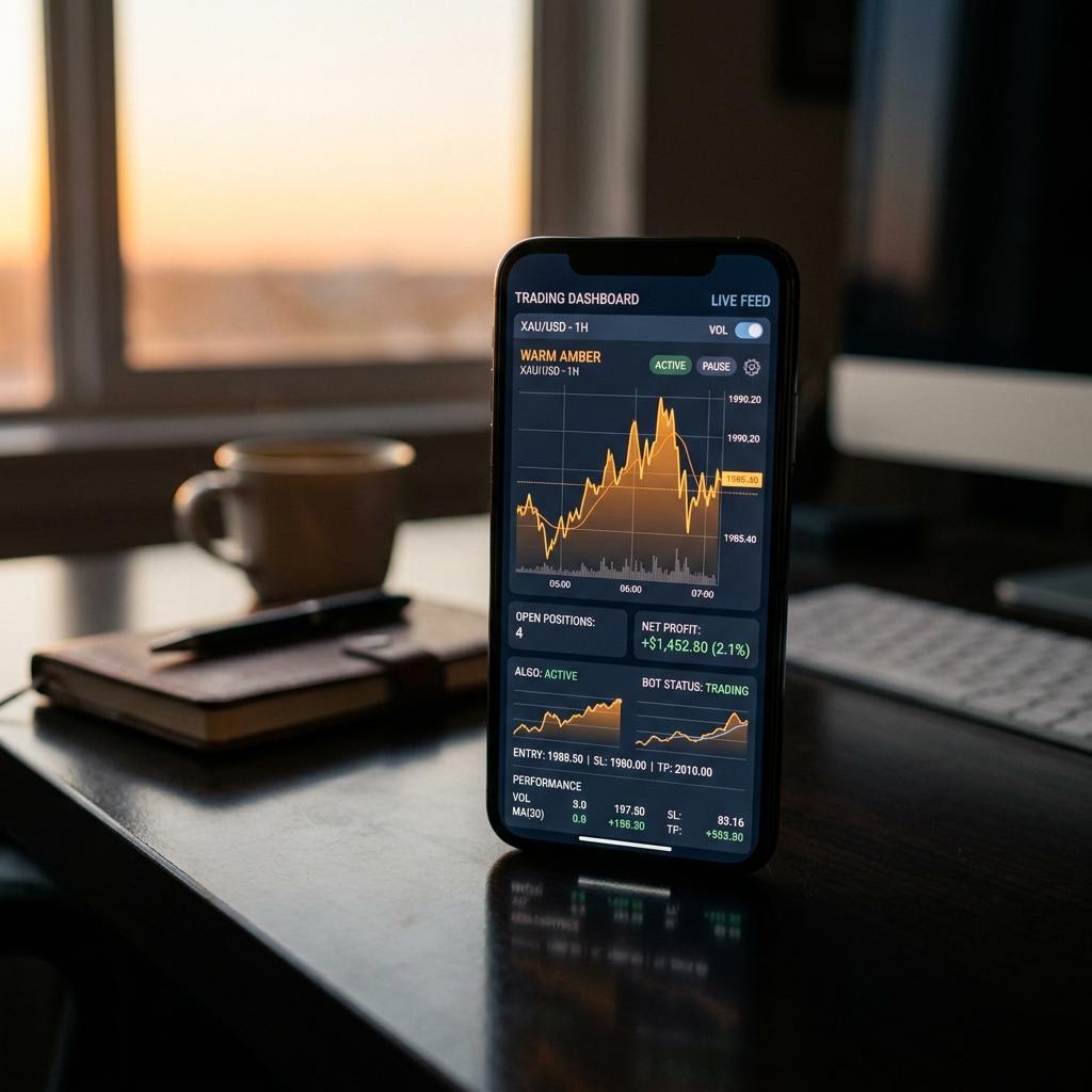SlideAloxiArk AI криптотрейдинг платформа на мобільному екрані
